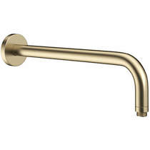 Crosswater mpro wall mounted shower arm (brushed brass).