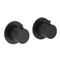 Crosswater Module Concealed Shower Valve With 3 Outlets (Matt Black).