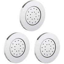 Crosswater Dial 3 x Dial Body Jets (Chrome).