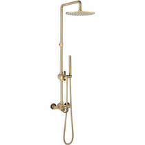 Crosswater UNION Thermostatic Shower Set (Brass & Black).