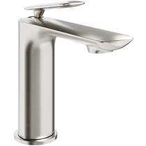 Crosswater Huck Mono Basin Mixer Tap With Lever Handle (Br Metallic).