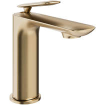 Crosswater Huck Mono Basin Mixer Tap With Lever Handle (Br Brass).