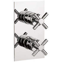 Croswater Totti II Shower Valve With 2 Outlets & Diverter (Chrome).