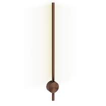 Crosswater Tranquil Wall Mounted Pillar Light (Brushed Bronze).