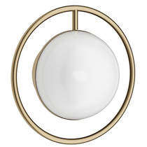 Crosswater Tranquil Wall Mounted Halo Light (Brushed Brass).