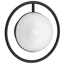 Crosswater Tranquil Wall Mounted Halo Light (Matt Black).