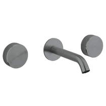 Crosswater 3ONE6 Wall Mounted Basin Mixer Tap (Slate).