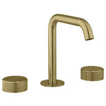 Crosswater 3ONE6 3 Hole Basin Mixer Tap (Brushed Brass).