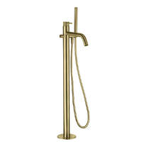 Crosswater 3ONE6 Floor Standing Bath Shower Mixer Tap (Brushed Brass).