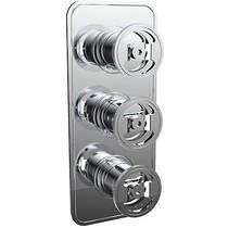 Crosswater UNION Thermostatic Shower Valve (3 Outlets, Chrome).