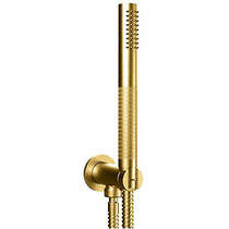 Crosswater UNION Wall Outlet & Shower Handset (Brushed Brass).