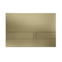 Crosswater Venue Flush Plate With Dual Buttons (NEW - Br Brass).