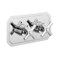 Crosswater Waldorf Thermostatic Shower Valve (2 Outlet, Crosshead).