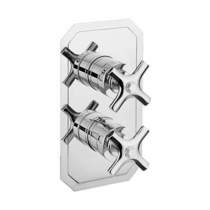 Crosswater Waldorf Thermostatic Shower Valve (3 Outlet, Crosshead).
