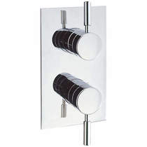 Crosswater Design Thermostatic Shower Valve (2 Outlets, Chrome).