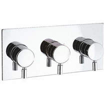 Crosswater Design Thermostatic Shower Valve With 2 Outlets & Diverter.