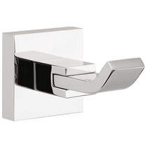 Crosswater Zeya Single Robe Hook (Chrome).