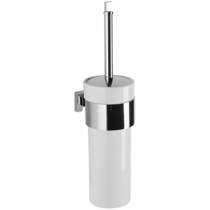 Crosswater zeya toilet brush & holder (chrome).