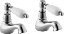 Deva Georgian Bath Taps (Pair, Chrome).