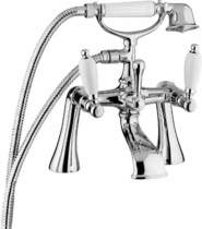 Deva Georgian Bath Shower Mixer Tap With Shower Kit (Chrome).