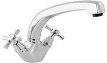 Deva milan milan monoblock sink mixer with swivel spout.