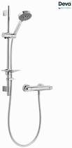 Deva response thermostatic bar shower valve with multi mode kit.