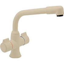 Deva Sauris Kitchen Tap With Swivel Spout (Beige).