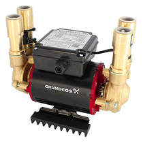 Grundfos pumps stp-2.0b twin ended shower pump (2.0 bar, positive).