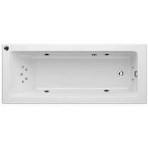 Hydracast Solarna Single Ended Whirlpool Bath With 11 Jets (1675x700mm).