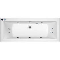 Hydracast Solarna Double Ended Turbo Whirlpool Bath With 14 Jets (1700x800mm)