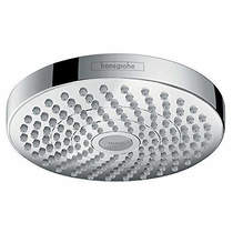 Hansgrohe Croma Select S 180 2 Jet Shower Head (180mm, Chrome).