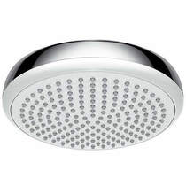 Hansgrohe Crometta 180 1 Jet Shower Head (180mm, White & Chrome).