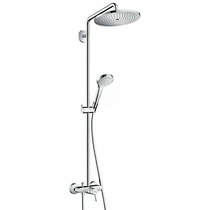 Hansgrohe Croma Select S 280 Showerpipe Pack With Manual Valve.