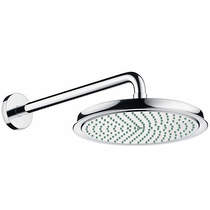 Hansgrohe Raindance Classic 240 Shower Head & Arm (240mm, Chrome).