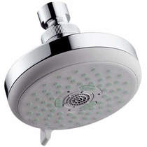 Hansgrohe Croma 100 Multi 3 Jet Shower Head (100mm, Chrome).