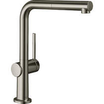 Hansgrohe Talis M54 Kitchen Tap With Pull Out Spray & sBox (Stainless Steel).