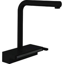 Hansgrohe Aquno Select M81 Kitchen Tap With Pull Out (2 Jets, Matt Black).
