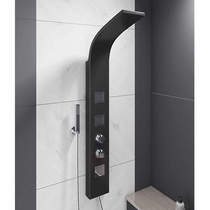 Hydra Showers Thermostatic Shower Panel With Jets (Black).