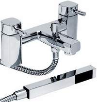 Hydra Chester Bath Shower Mixer Tap With Shower Kit (Chrome).