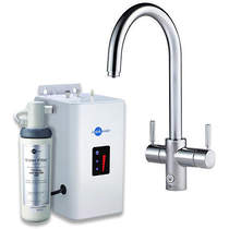 InSinkErator Hot Water 4N1 J Shape Steaming Hot Kitchen Tap (Chrome).