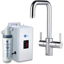 InSinkErator Hot Water 4N1 U Shape Steaming Hot Kitchen Tap (Chrome).