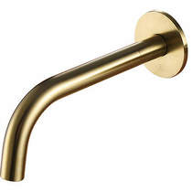 JTp vos basin / bath spout (150mm, brushed brass).