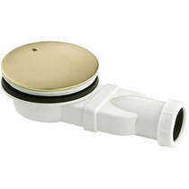 JTP Vos Slim Shower Waste (Brushed Brass).