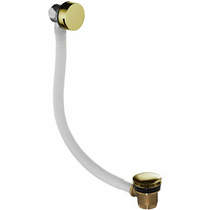 JTp vos exofill with click clack bath waste (brushed brass).