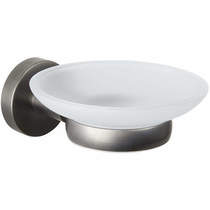 JTP Vos Soap Dish & Holder (Brushed Black).