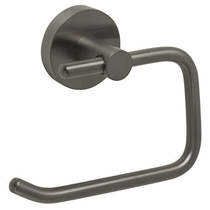 JTP Vos Toilet Roll Holder (Brushed Black).