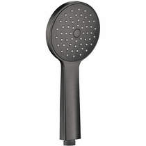 JTP Vos Round Shower handset (Brushed Black).