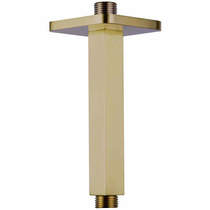 JTP Hix Ceiling Mounting Shower Arm (Brushed Brass).