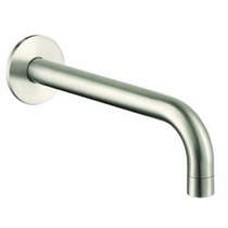 JTP Inox Wall Mounted Bath Spout (250mm, Stainless Steel).