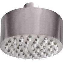 JTP Inox Small Round Shower Head (89mm, Stainless Steel).